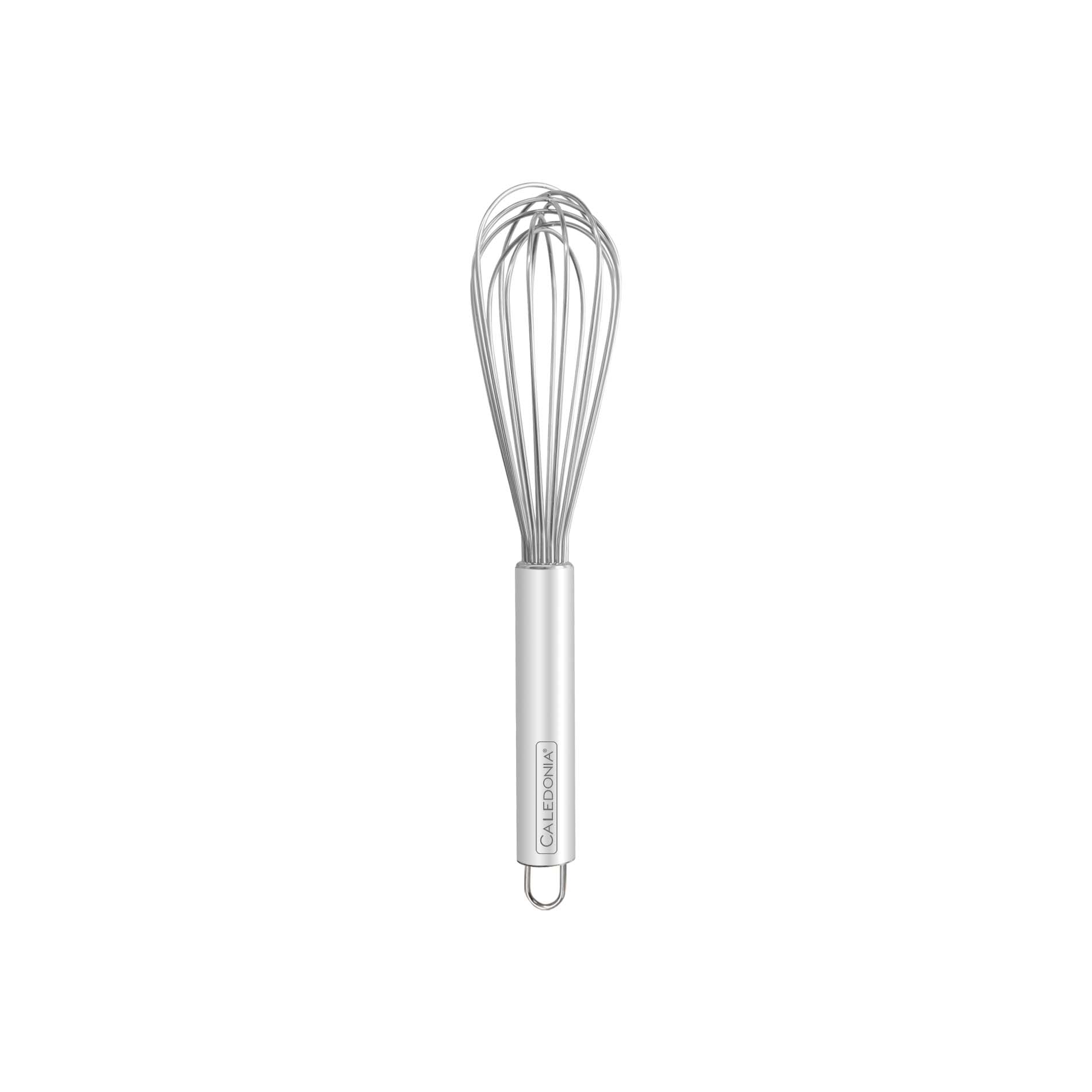 Batidor Francés de Acero Inoxidable de 28 cm para Cocina 6pz Caledonia BATFRA-10