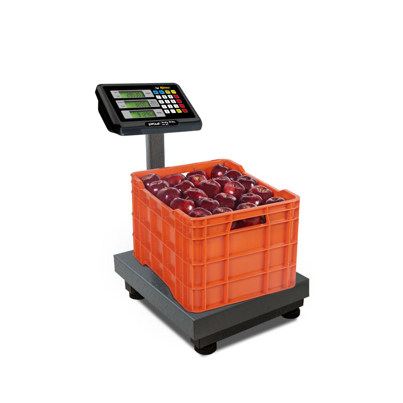 Básculas De Plataforma Rhino Bapca-80 Acero Al Carbono Batería Recargable 80 Kg