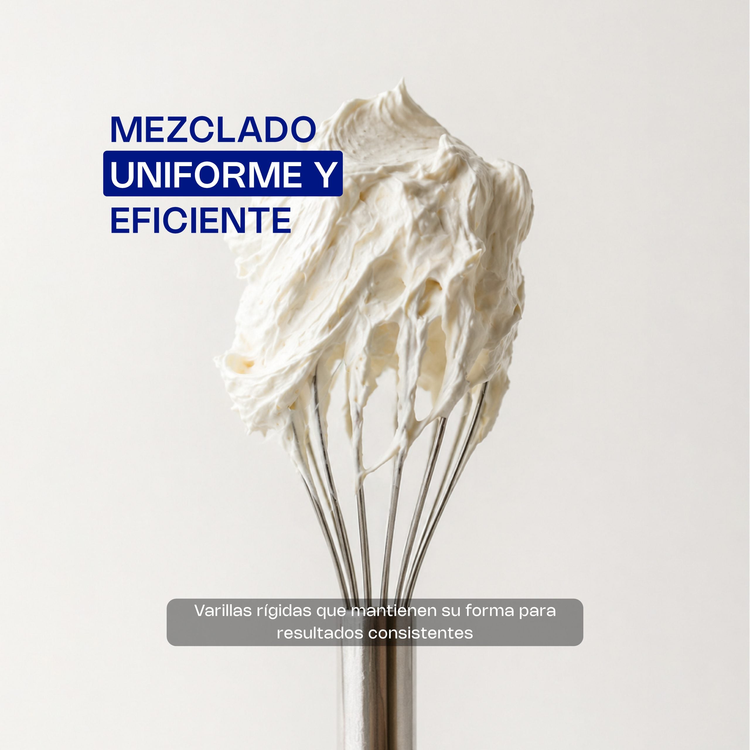 Batidor Francés de Acero Inoxidable de 28 cm para Cocina 6pz Caledonia BATFRA-10