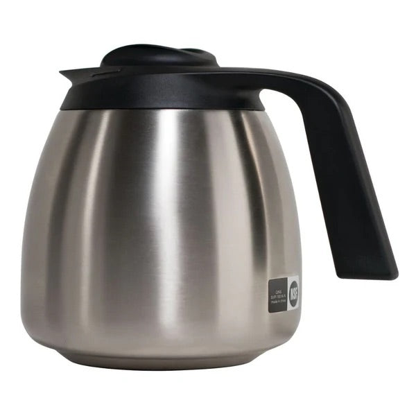 Jarra Termica Bunn 51746.0003 Carafe,Thrml Seamless 1.9L Blk & Orn Lid Jarra Cafetera 64 Oz Para Oficina