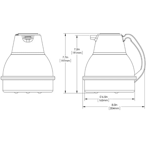 Jarra Termica Bunn 36252.0001 Thermal Carafe, ORN 1.9L 1PK Jarra Termica para Cafeteria Cafe