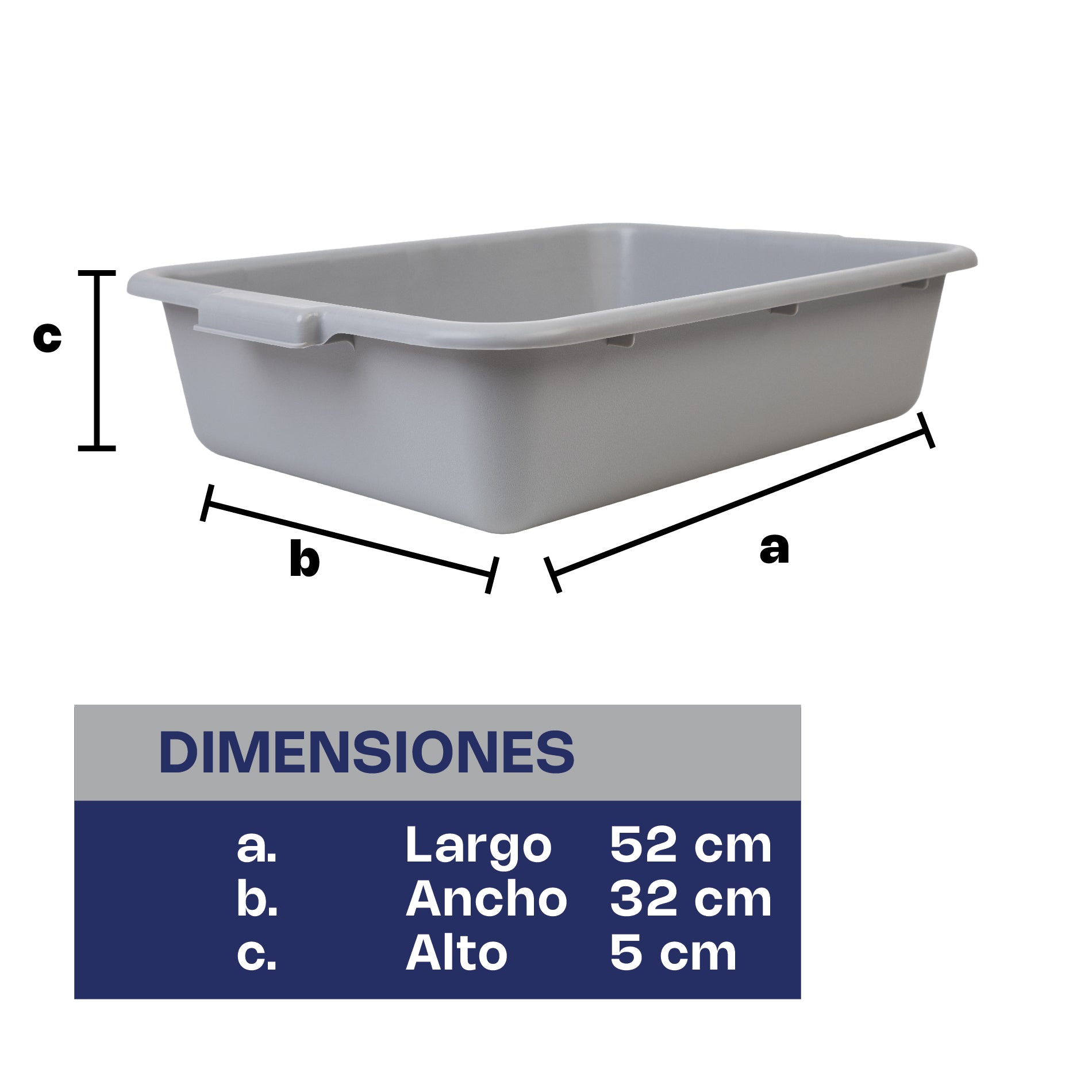 Charola de Servicio 7" 6pz Caledonia CHALE-7