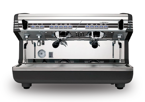 Simonelli Máquina cafetera espresso volumétrica de 2 grupos La Romina