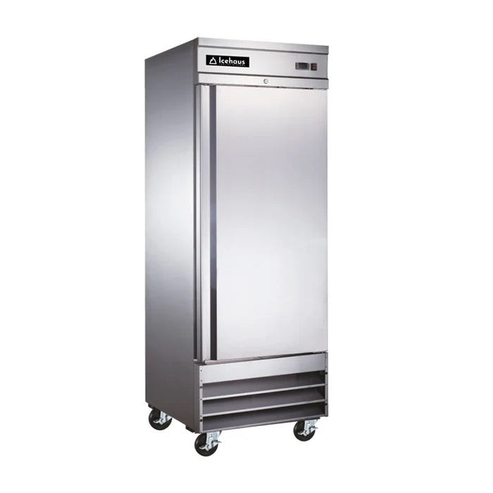 Congelador Vertical 1 Puerta Sólida Acero Inoxidable 21 Pies Icehaus CV-1PS-SS-01