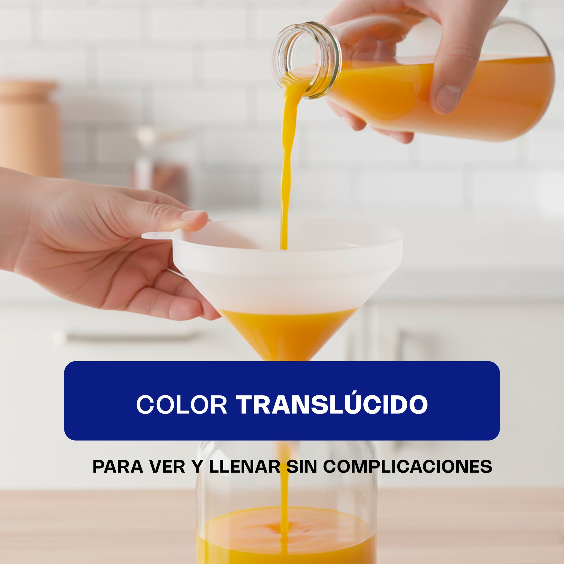 Embudo de Plástico Profesional Libre de BPA con Certificación NSF 25pz Caledonia EMBU-24B