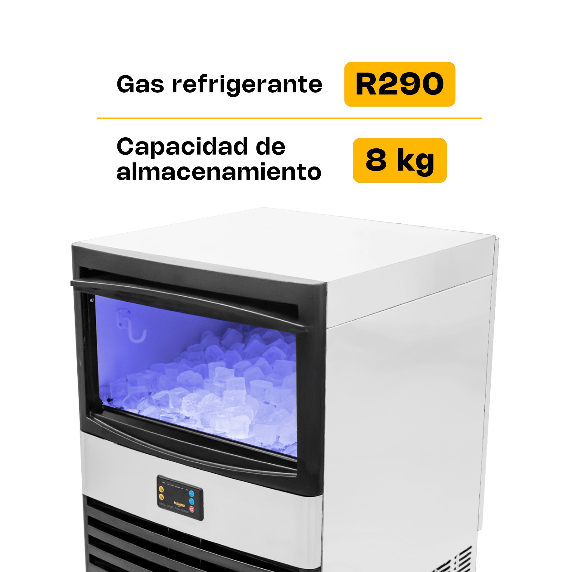 Fabrica de Hielo 40 kg Rhino FAHIEL-40