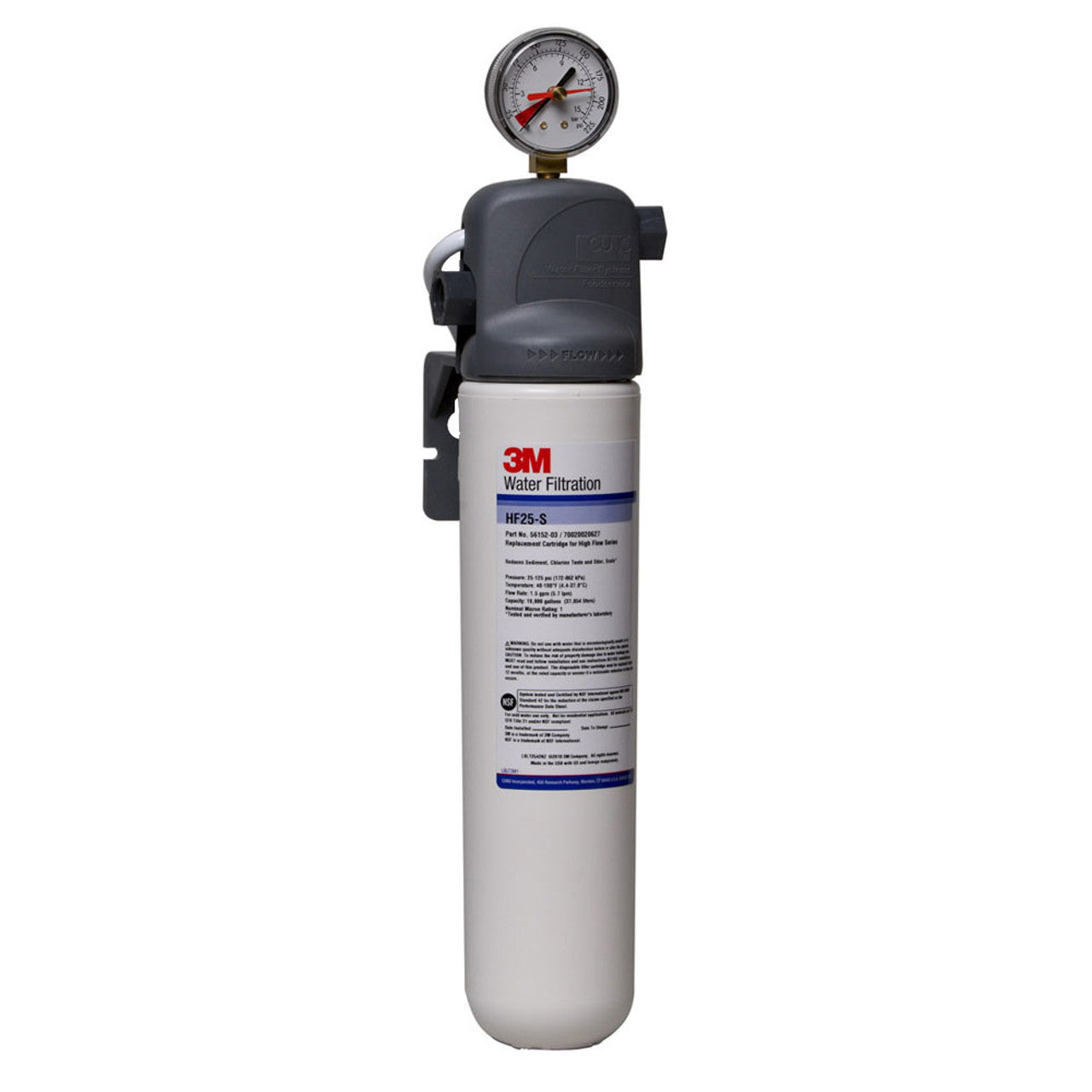 Sistema De Filtración De Agua Manitowoc Ice125‐S Para Máquina De Hielo Cartucho Único 1,0 Micras Y 1,5 Gpm
