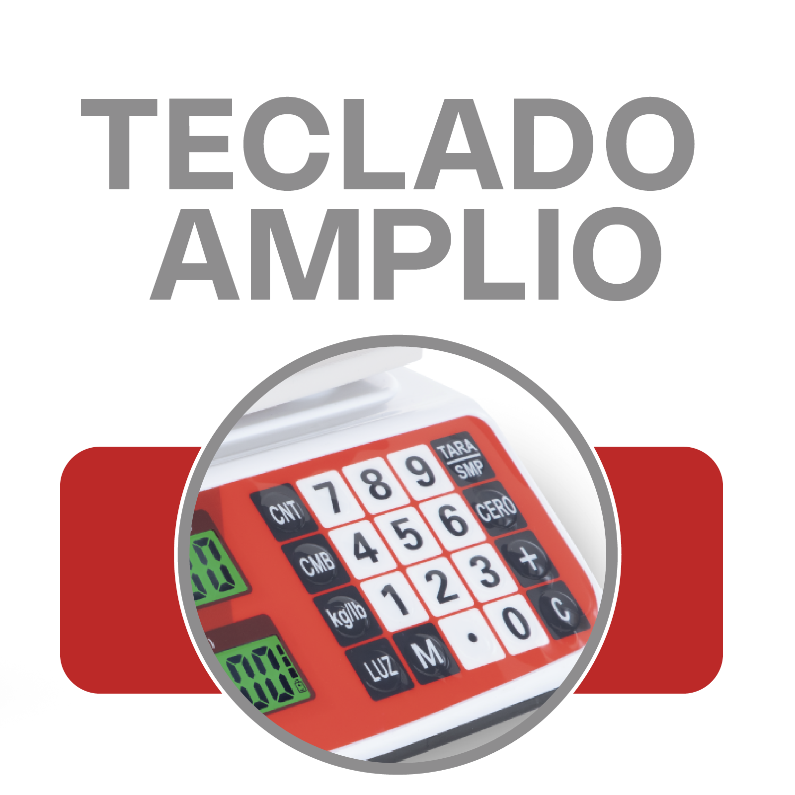 Báscula Electrónica Comercial de 20 kg con Función de Caja Registradora y Conteo de Piezas 5pzVinson VINS-20