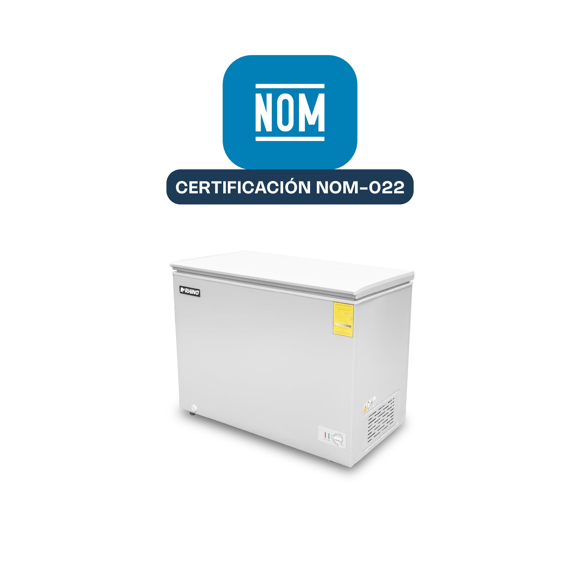 Congelador Horizontal Comercial Dual de 10 ft³ con Sistema de 4 Paredes Rhino CONGECO-10