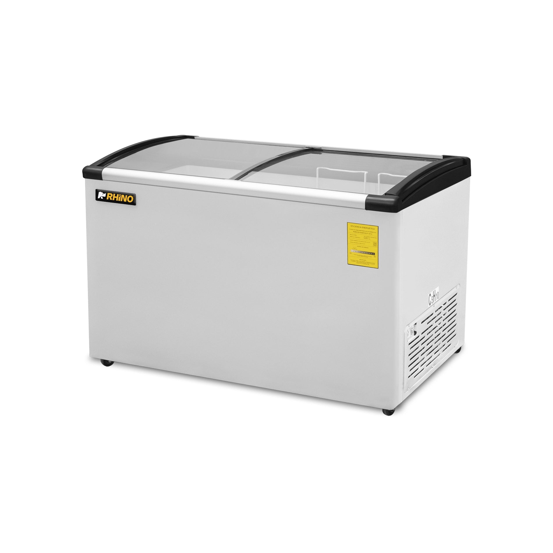Congelador Tapa de Cristal Curva 7 Pies RHINO CONGECRI-7C