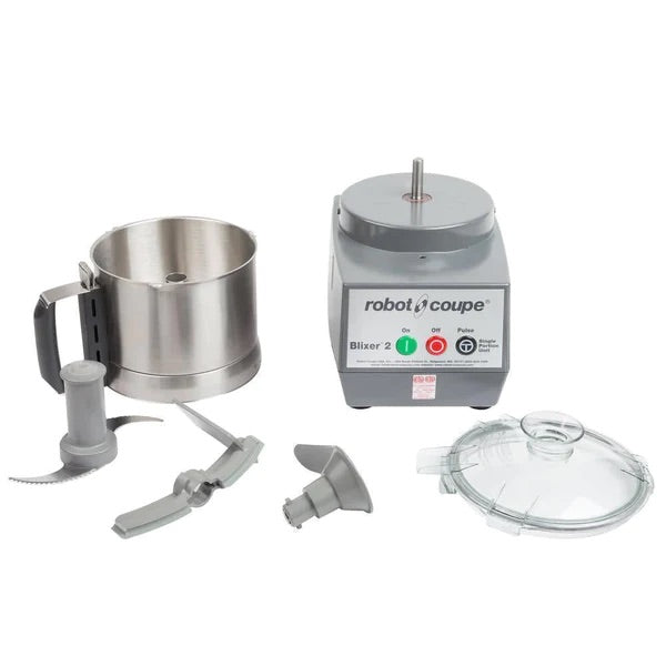 Procesador Alimentos Robot Coupe BLIXER 2 Tazón Acero Inoxidable Velocidad Simple