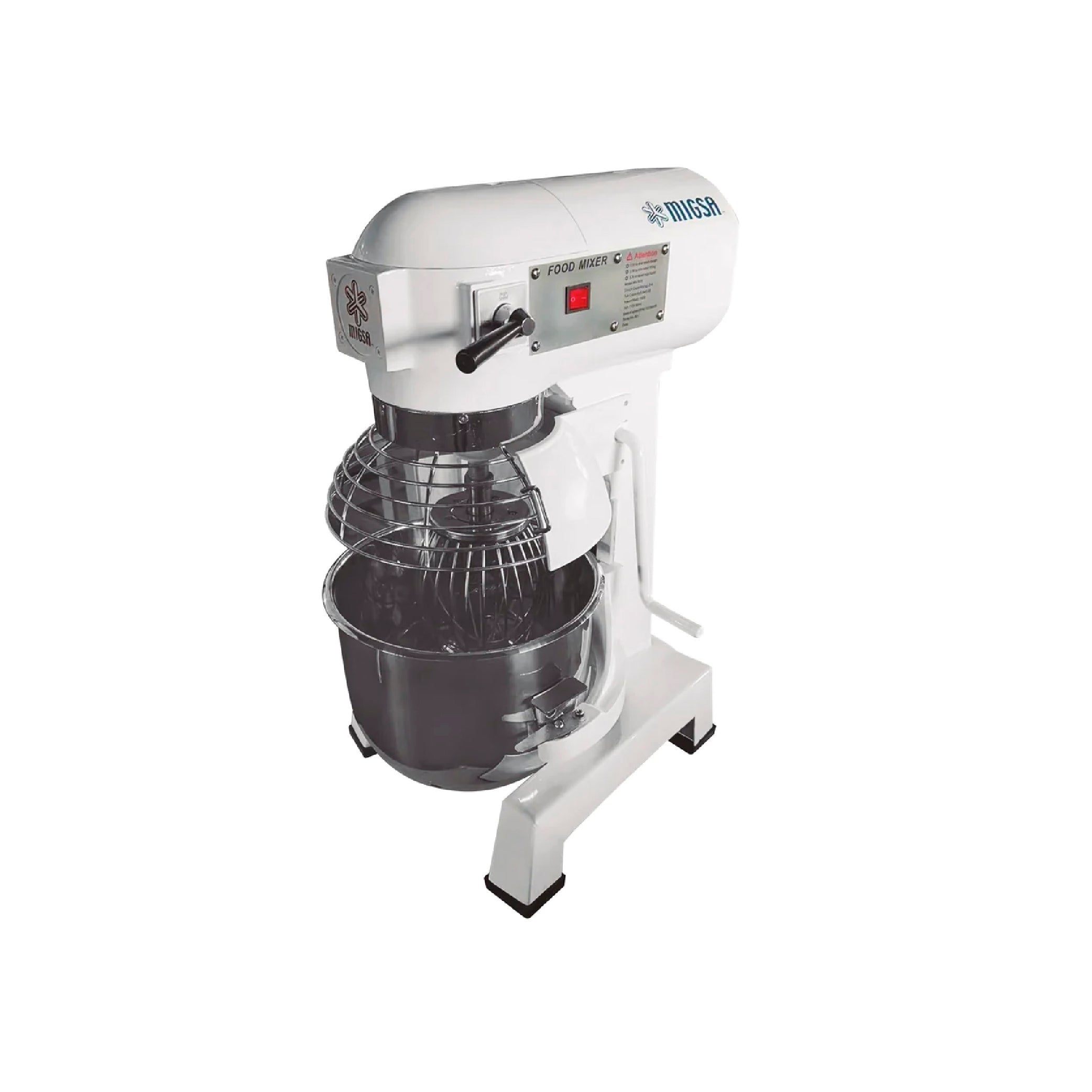 Batidora comercial planetaria con tazón de 20 litros Migsa Modelo B20