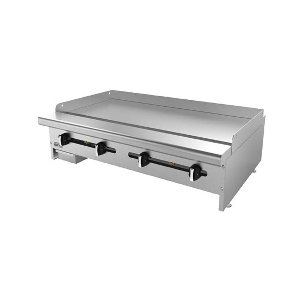 Plancha industrial 72″ 6 quemadores marca Asber modelo AEMG-72-H freeshipping - Innova FoodService
