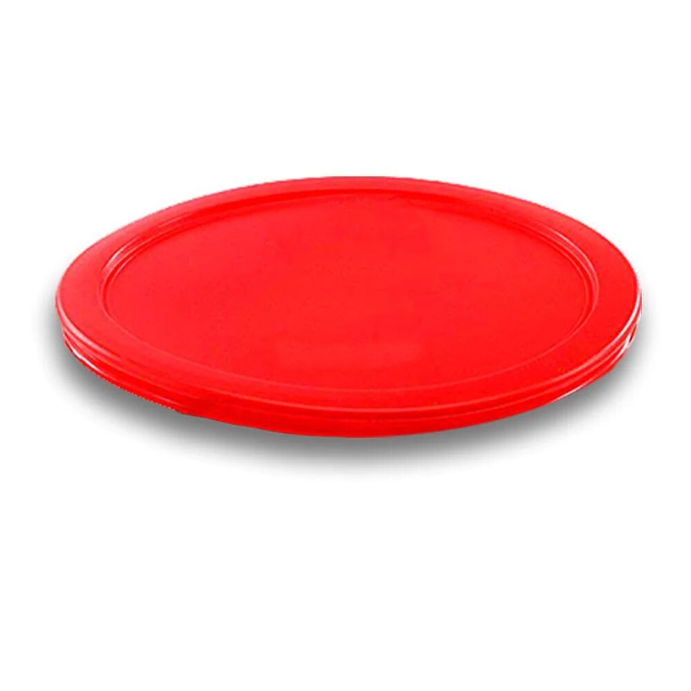 Caledonia-Utensilios-Para-Restaurante-Y-Bar
-Tapere-1218R-Tapa-De-Polietileno-Roja-Para-Recipiete-Redondo-De-12-Y-18-Qt.-12-Pack