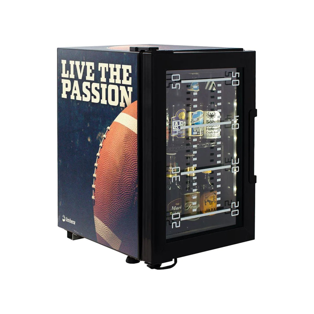 Refrigerador vertical cervecero 1 puerta de cristal Imbera Modelo SVC01-B1-1023558 LIVE THE PASSION