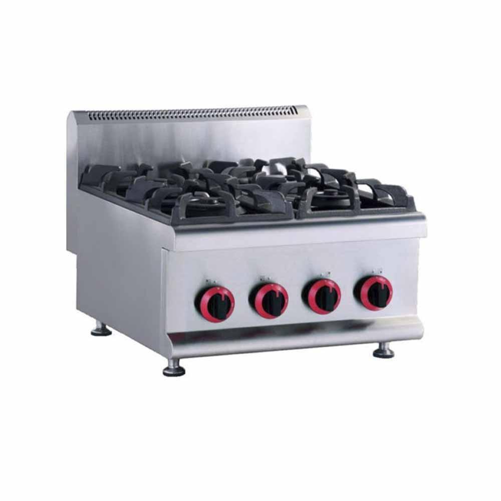 Parrilla modular de 4 quemadores a gas Marca Migsa Modelo HGR-606 freeshipping - Innova FoodService