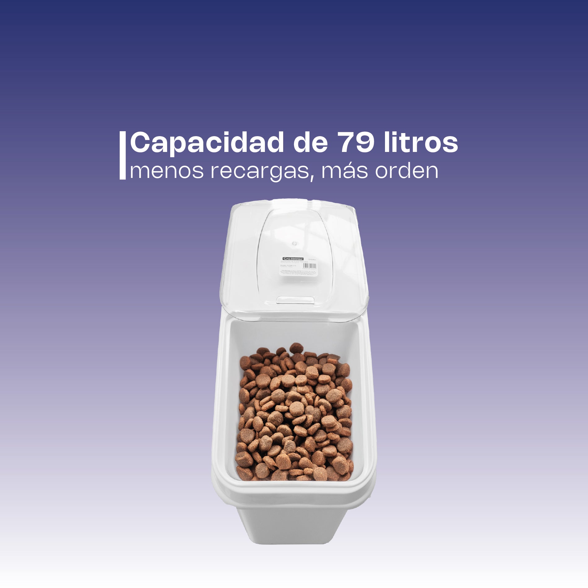 Almacenador para Granos Tipo Estante 79 L Caledonia - ALGRA-21C