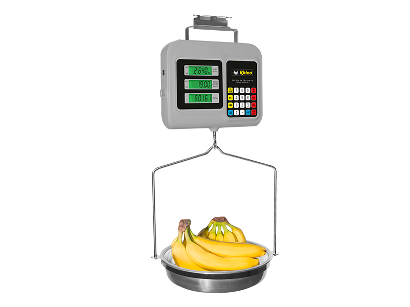Básculas Colgantes Rhino Bacmu-30 Electronica Recargable Acero Inoxidable 30 Kg