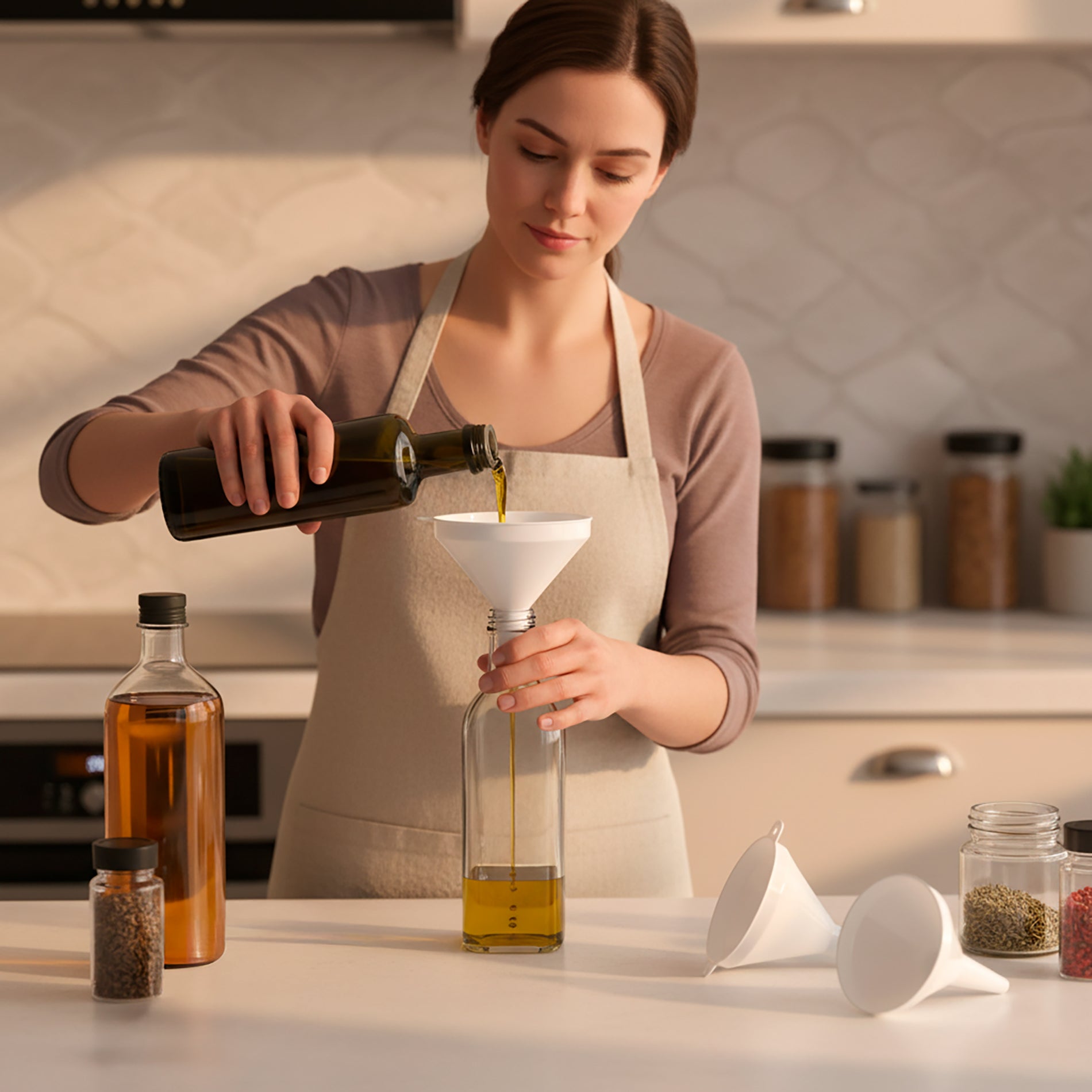 Embudo de Plástico Profesional Libre de BPA con Certificación NSF 25pz Caledonia EMBU-24B