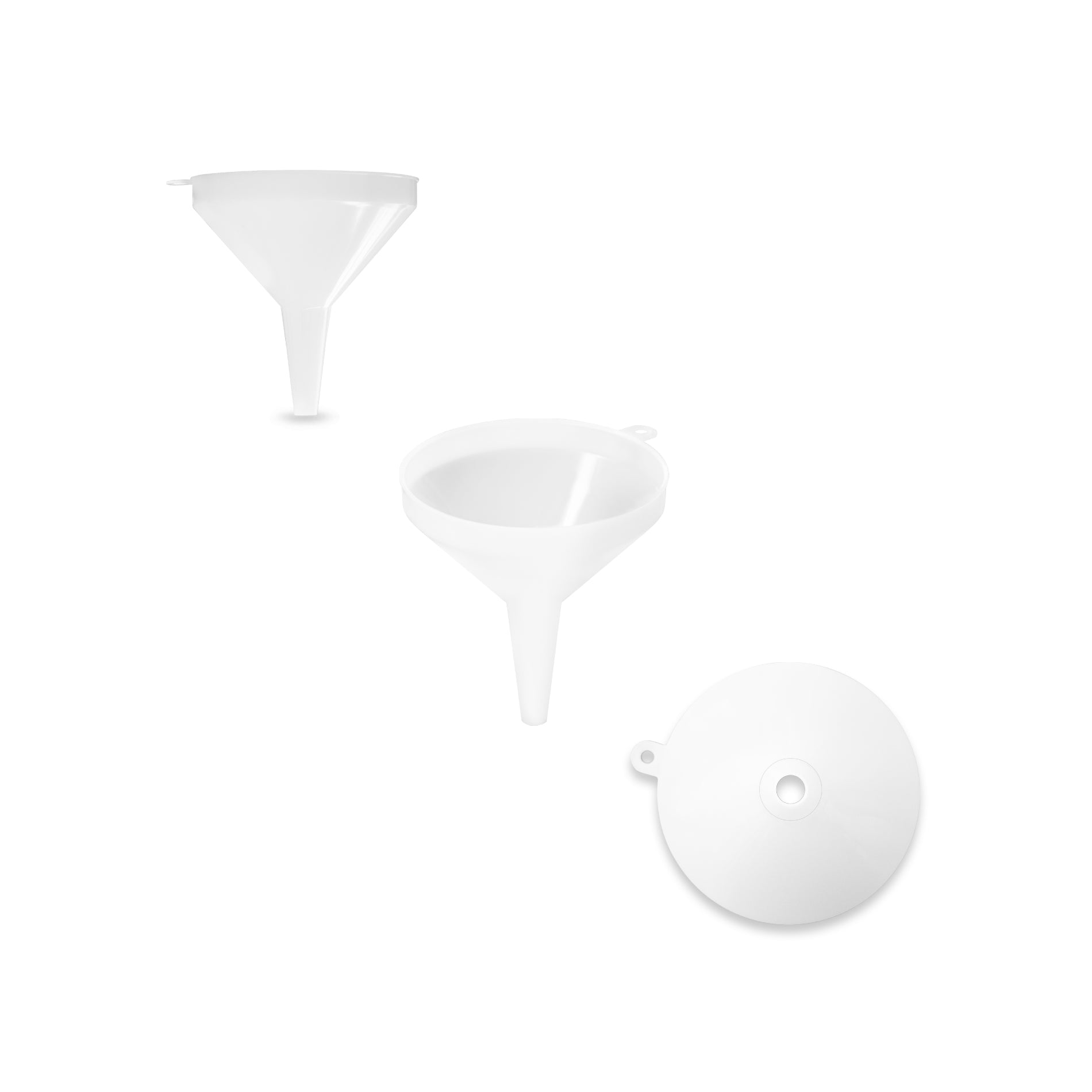 Embudo de Plástico Profesional Libre de BPA con Certificación NSF 25pz Caledonia  EMBU-16B