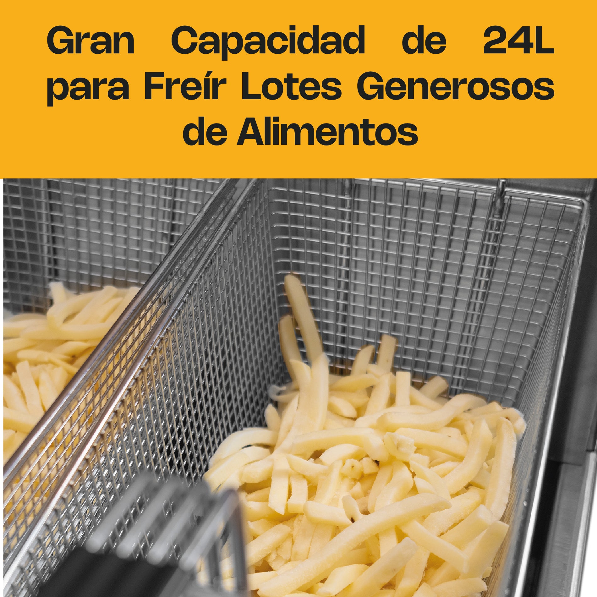 Freidora De Gas Lp 24 L Rhino FREI-24LP