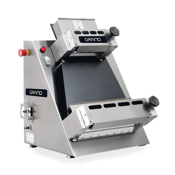 Laminador Para Pizza Doble Paso Acero Inoxidable Granomaq MDP360