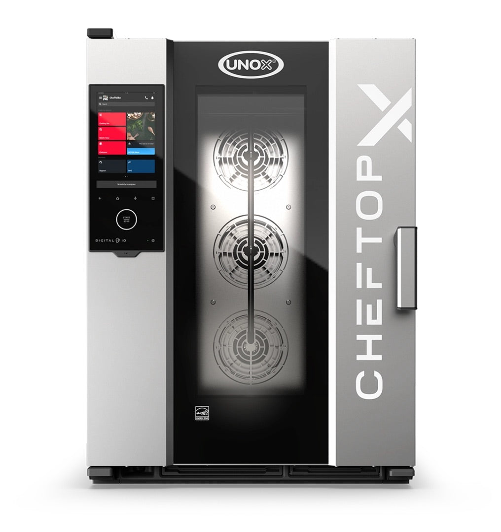 Horno mixto UNOX CHEFTOP-X  de sobremesa a gas. Modelo XADA-1011-GXRS-NP