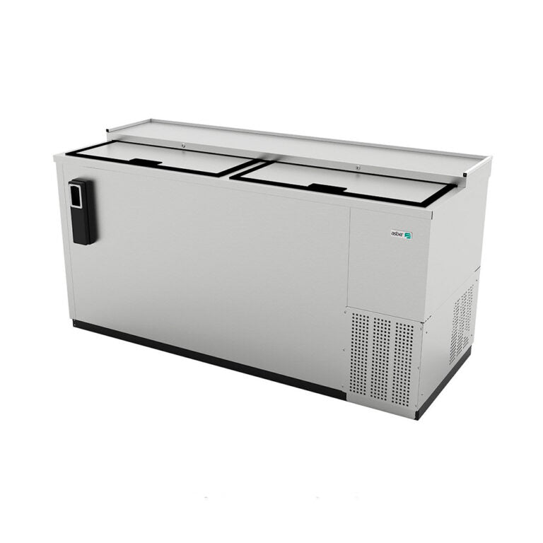 Refrigerador botellero acero inoxidable 166 cm. marca Asber modelo ADBC-65-S HC freeshipping - Innova FoodService