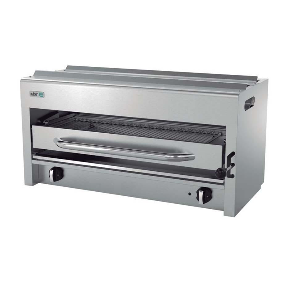 Salamandra a gas con quemador infrarrojo 36" marca Asber modelo AESB-36 freeshipping - Innova FoodService