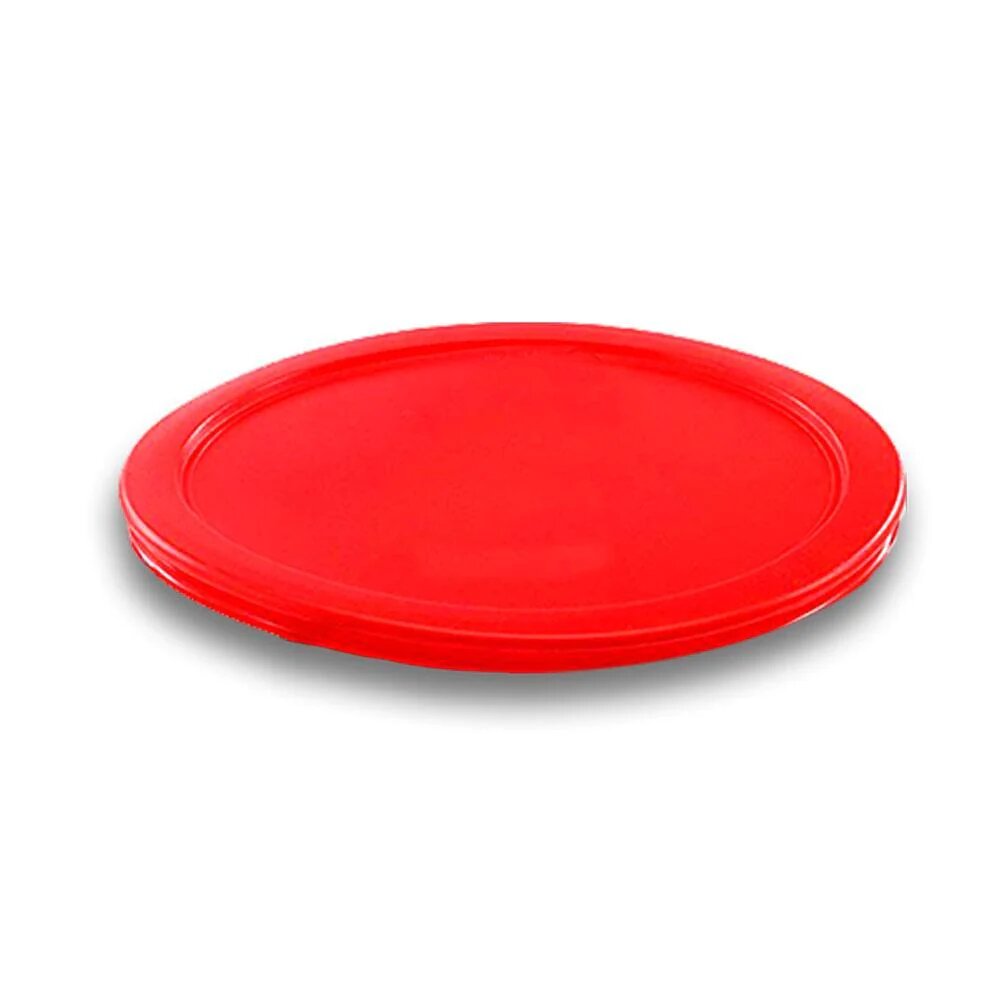 Caledonia-Utensilios-Para-Restaurante-Y-Bar
-Tapere-68R-Tapa-De-Polietileno-Roja-Para-Recipiete-Redondo-De-6-Y-8-Qt.-12-Pack