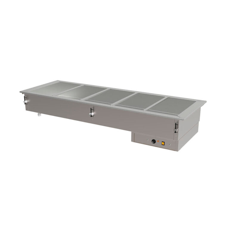 Baño María eléctrico 5 enteros marca Edenox modelo DBM-511-S-W freeshipping - Innova FoodService